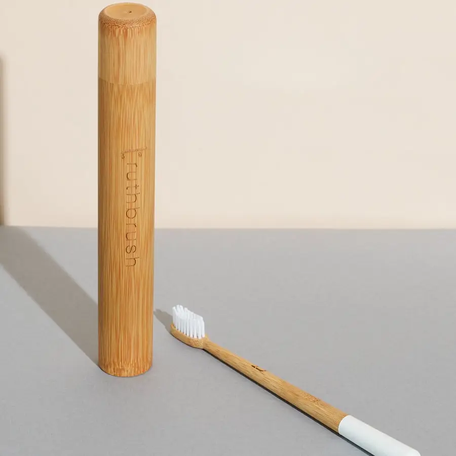 Painted Bamboo Toothbrush with Medium Bristles - Image 6